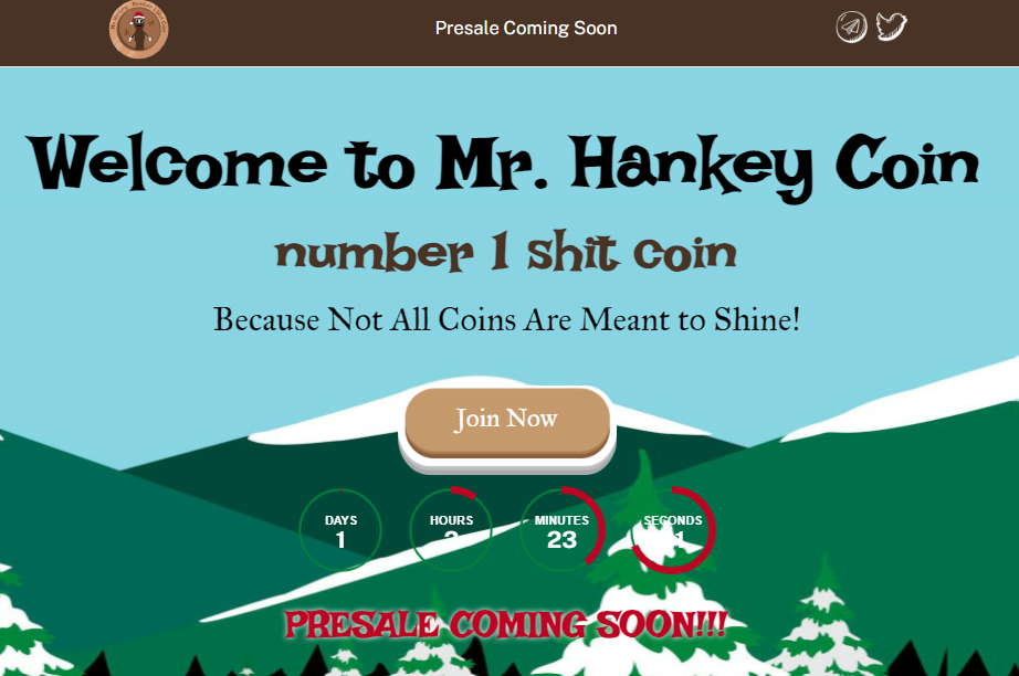 Hankey Cod Mr Hankey Meme Coin Goes Viral as South Park-Related Tokens Take Off ...