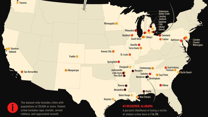 These Are The Most Dangerous Cities In The US | The Markets Cafe