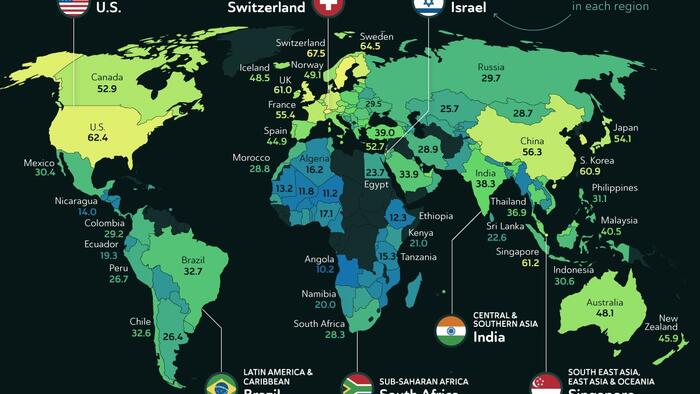 These Are The World's Most Innovative Countries | The Markets Cafe